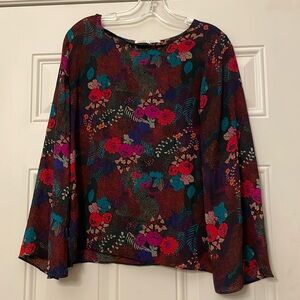Floral print top